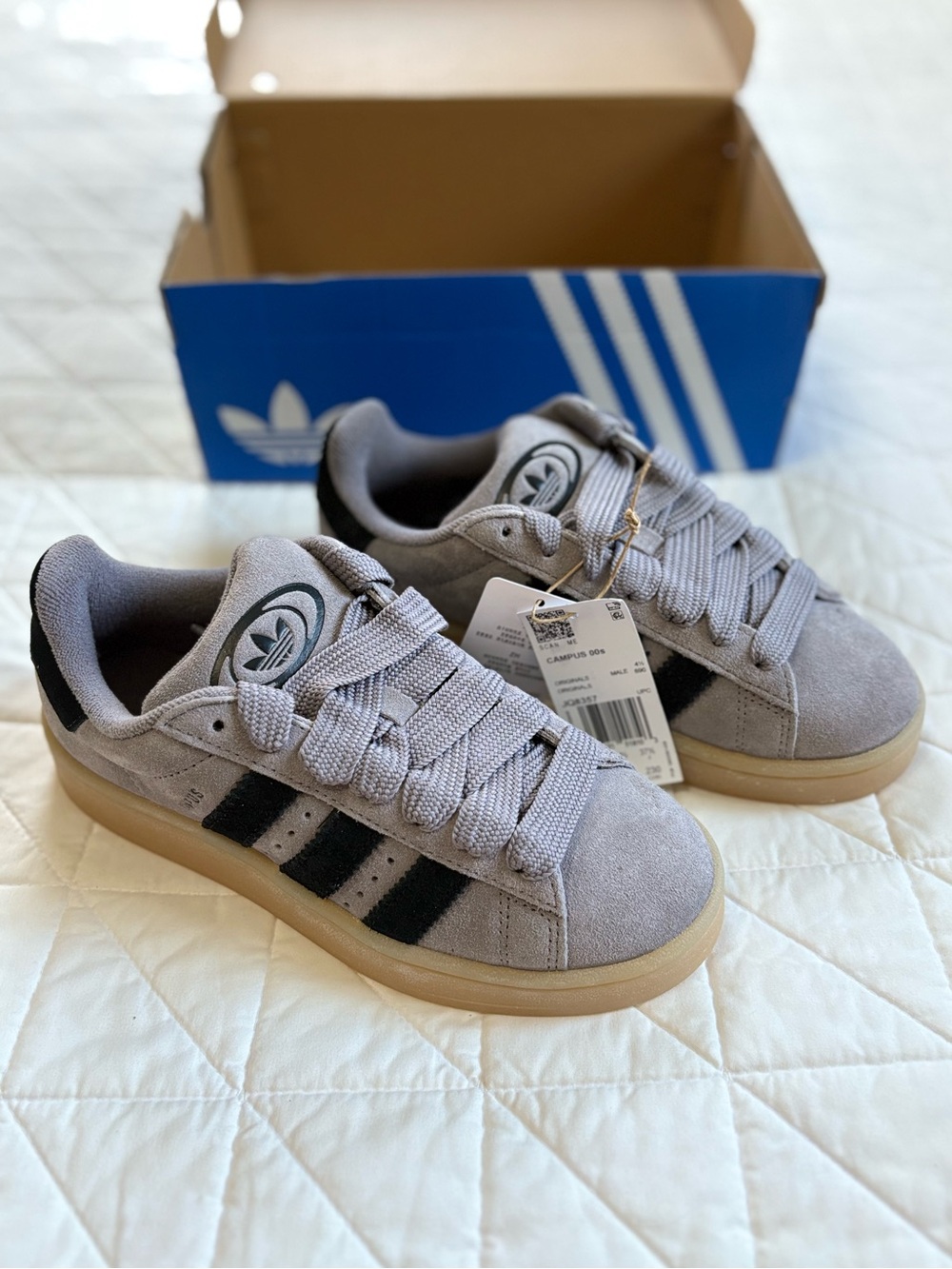 Adidas Campus 00s Taupe Oxide Core Black Gum Sneakers - Men’s Size 5 NWT